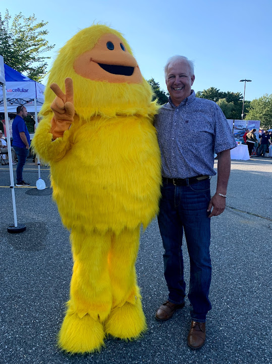 Sunsquatch, Mascot for ReVision Energy | Eastern Tire & Auto Service inc.
